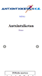 Mobile Screenshot of antxintxiketan.com